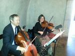 Skyline String Duo at Viansa Winery Cave
